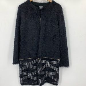 NWT-Lola B. Cardigan Black+White Very Soft
